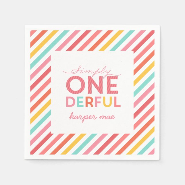 SIMPLY ONEDERFUL WONDERFUL NAPKINS (Front)