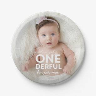 SIMPLY ONEDERFUL WONDERFUL PAPER PLATES