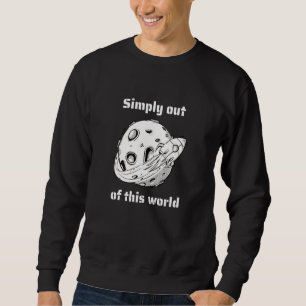 Simply Out Of This World Retro Outer Space Designs Sweatshirt