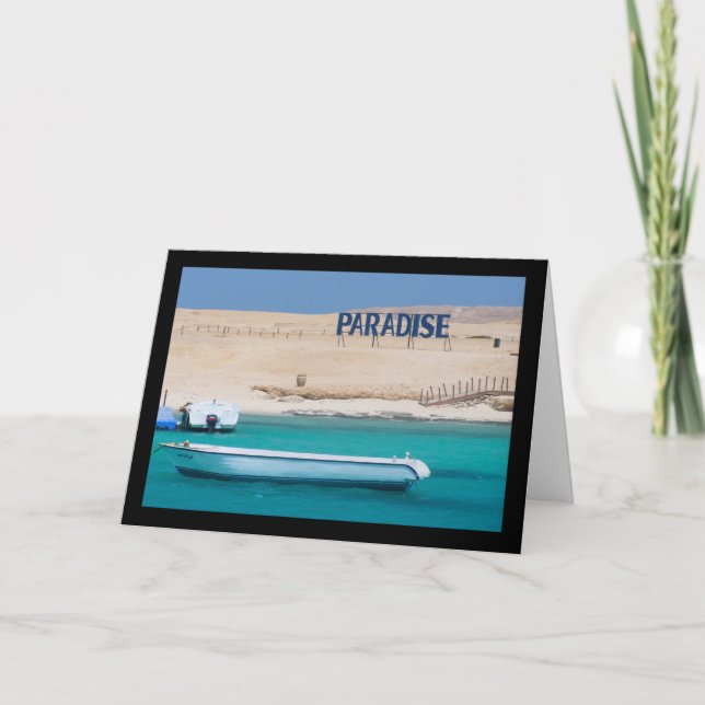 Simply Paradise Card (Front)