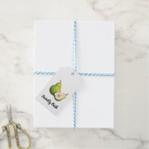 Simply Pear-fect Watercolor Green Pear Gift Tags