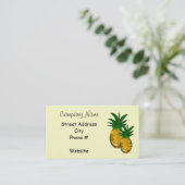 Simply Pineapple Business Card (Standing Front)