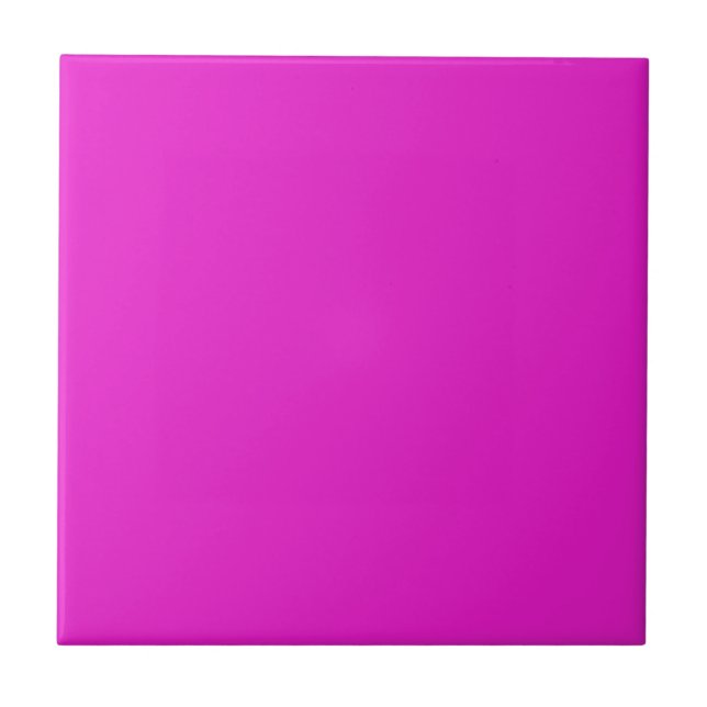 Simply Pink Ceramic Tile (Front)