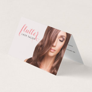 Simply Pink Lash Salon Aftercare Folded Card