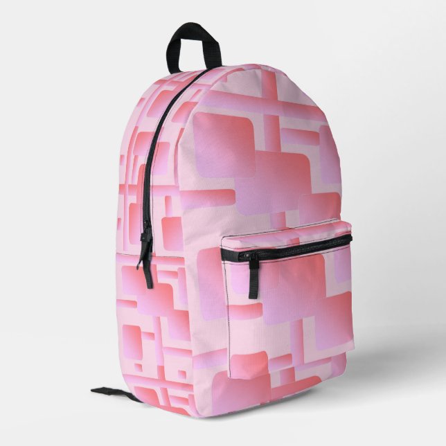Simply Pink Print Cut Sew Bag (Back Corner Left)