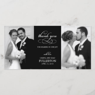 Simply Pretty Wedding Thank You Photo Cards