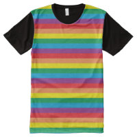 Simply Rainbow Pattern All-Over-Print T-Shirt