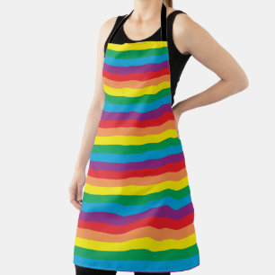Simply Rainbow Pattern Apron