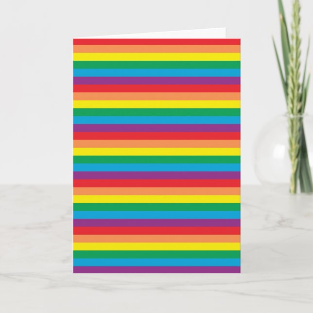 Simply Rainbow Pattern Card (Front)