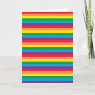 Simply Rainbow Pattern Card