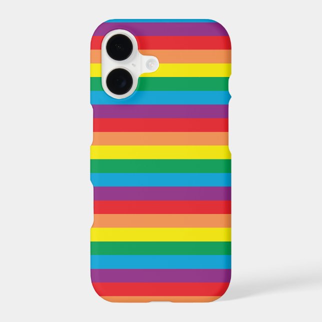 Simply Rainbow Pattern Iphone Case (Back)