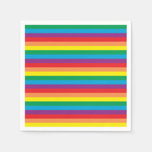 Simply Rainbow Pattern Napkins