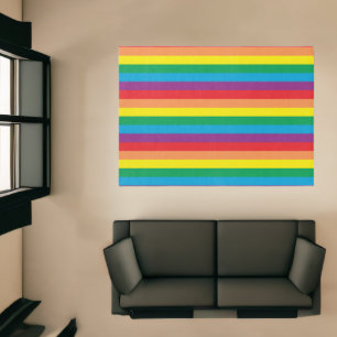 Simply Rainbow Pattern Rug