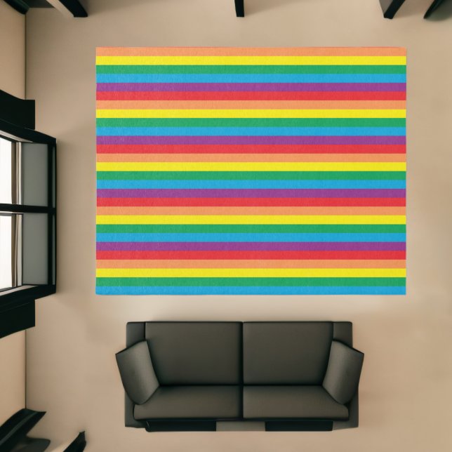 Simply Rainbow Pattern Rug (Insitu (Indoor 1))