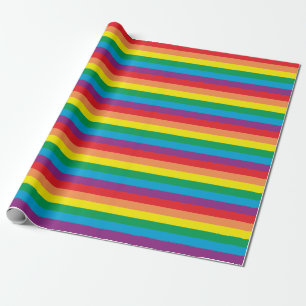 Simply Rainbow Pattern Wrapping Paper