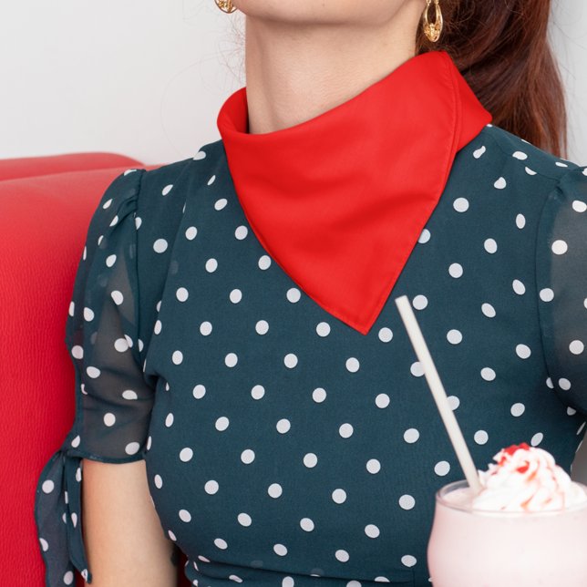 Simply Red Solid Color Customize It Bandana (Creator Uploaded)