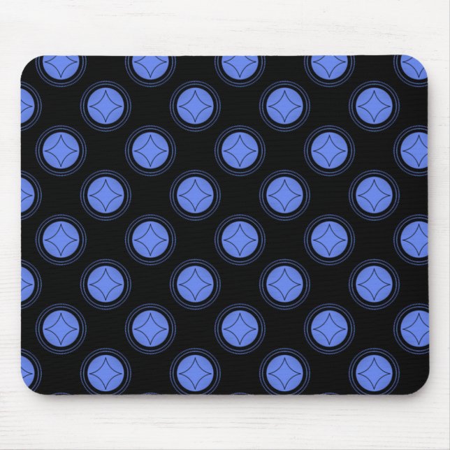 Simply Riveting Mousepad, Blue Mouse Pad (Front)