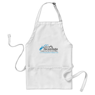Simply Sacandaga Logo Adult Apron