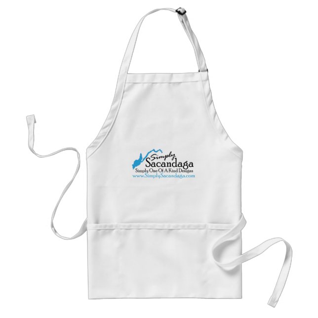 Simply Sacandaga Logo Adult Apron (Front)