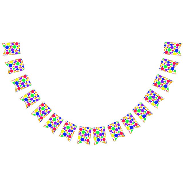 Simply Scrumtuous SPOTS Bunting Flags (All)