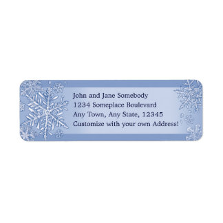 Simply Snowflakes Custom Return Address Labels