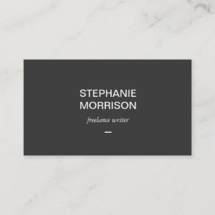 Simply Stated Dk Gray Writer, Author Business Card