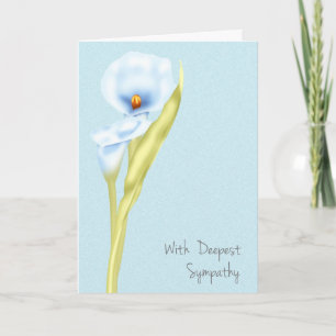Simply Stated Sympathy With Carla Lilies Card