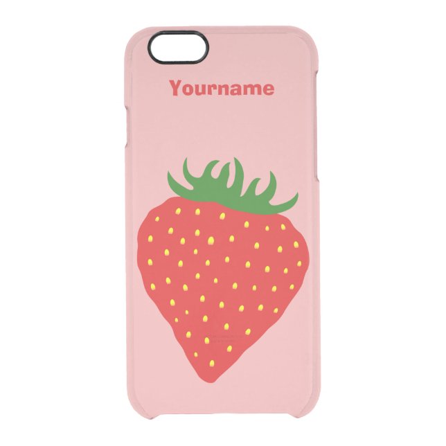 Simply Strawberry custom cases (Back)