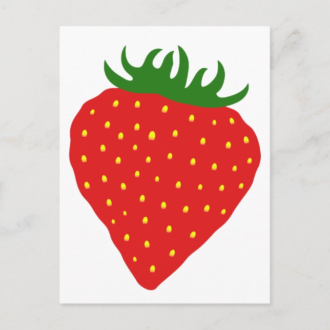 Simply Strawberry custom postcard (Front)