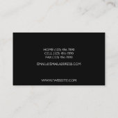 Simply Successful Business Card (Back)