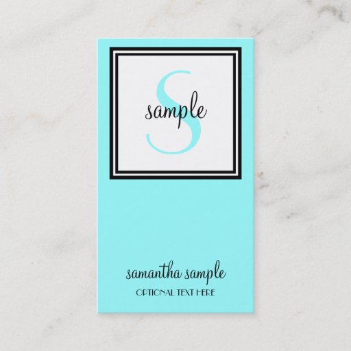 Customizable Simply Successful Business Card