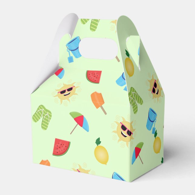 Simply Summer Favor Boxes (Front Side)