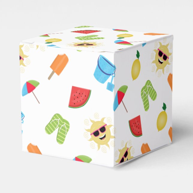 Simply Summer Favor Boxes (Front Side)