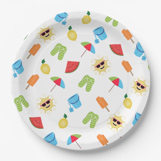 Simply Summer Paper Plates (Front)