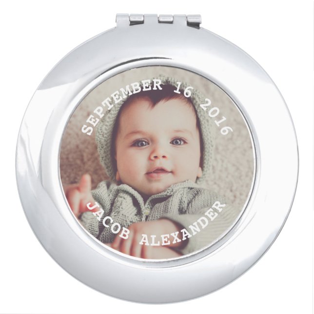 Simply Sweet Baby Photo Compact Mirror (Front)