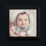 Simply Sweet Baby Photo Gift Box<br><div class="desc">Beautiful personalized photo design perfect for mother's day,  graduations,  weddings,  anniversary,  birthdays,  and more.</div>
