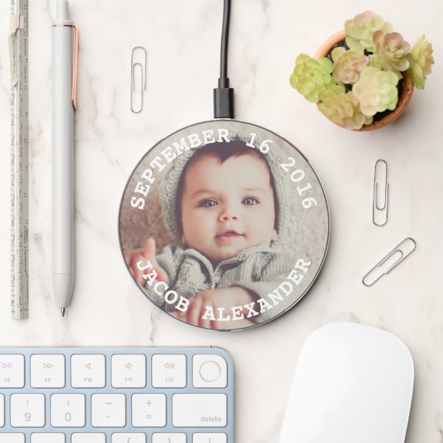 Simply Sweet Baby Photo  Wireless Charger (Desk)