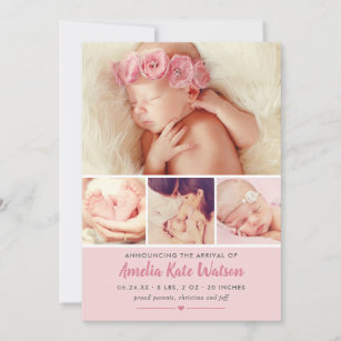 cute baby birth announcements