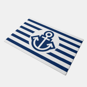 Simply Symbols - ANCHOR & STRIPES + your ideas Doormat