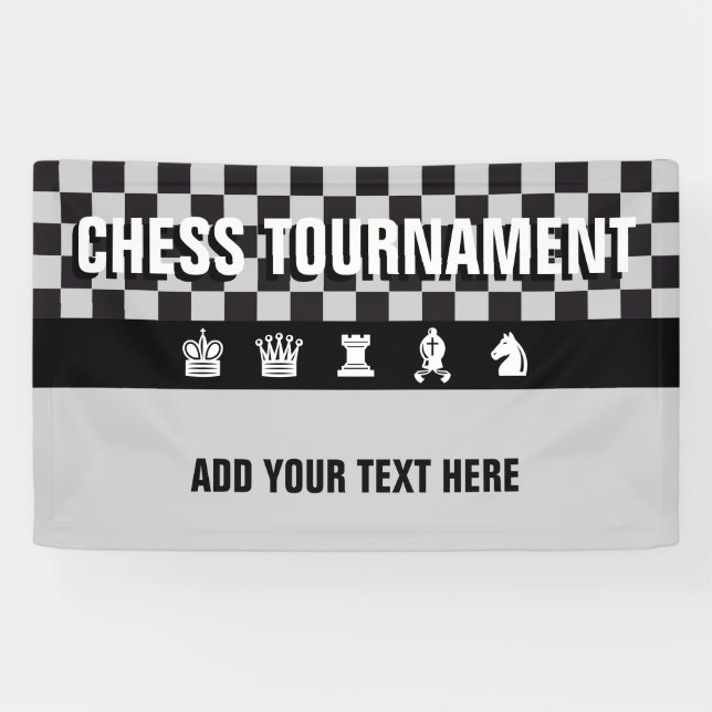 Simply Symbols - CHESSMEN + your ideas Banner (Horizontal)