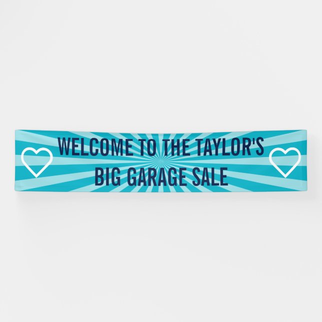 Simply Symbols - HEARTS + your text & ideas Banner (Horizontal)