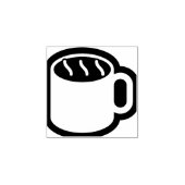 Simply Symbols / Icons - Coffee Mug + ideas Rubber Stamp (Imprint)