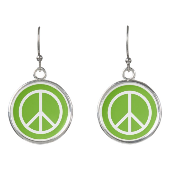 Simply Symbols / Icons - PEACE + ideas Earrings (Front)