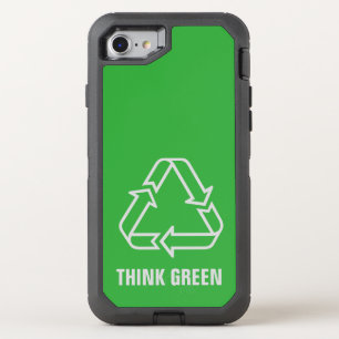 Simply Symbols / Icons - RECYCLING + ideas OtterBox Defender iPhone SE/8/7 Case