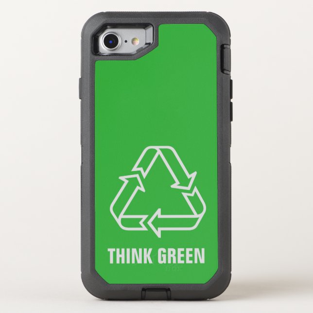 Simply Symbols / Icons - RECYCLING + ideas Otterbox iPhone Case (Back)