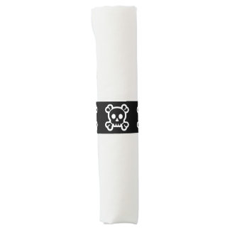 Simply Symbols / Icons - SKULL & BONES + ideas Napkin Bands