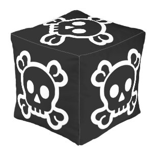 Simply Symbols / Icons - SKULL & BONES + ideas Outdoor Pouf