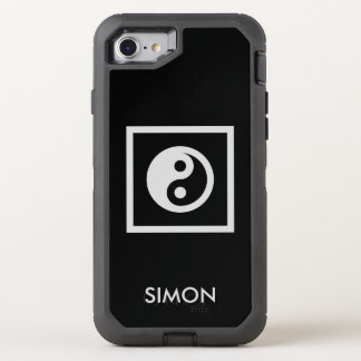 Simply Symbols / Icons - YIN & YANG + ideas OtterBox Defender iPhone SE/8/7 Case