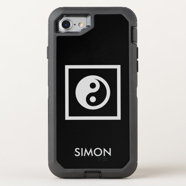 Simply Symbols / Icons - YIN & YANG + ideas Otterbox iPhone Case (Back)