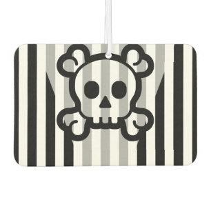 Simply Symbols - SKULL & BONES + your ideas Car Air Freshener